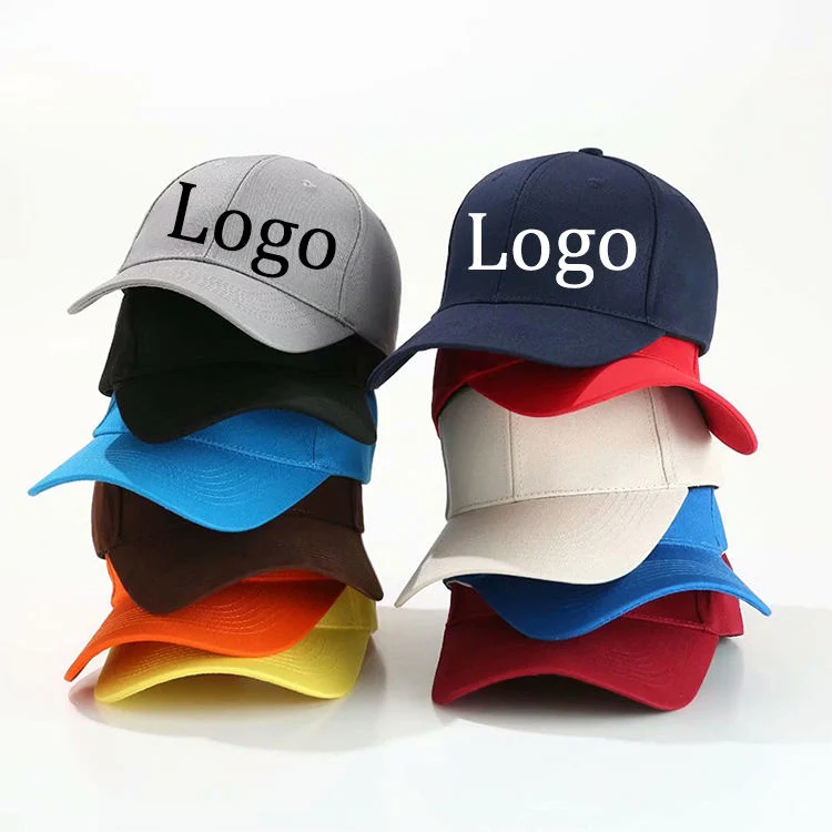 Großhandel Custom Logo Hohe Qualität Baumwolle Sport Hüte Baseball Cap