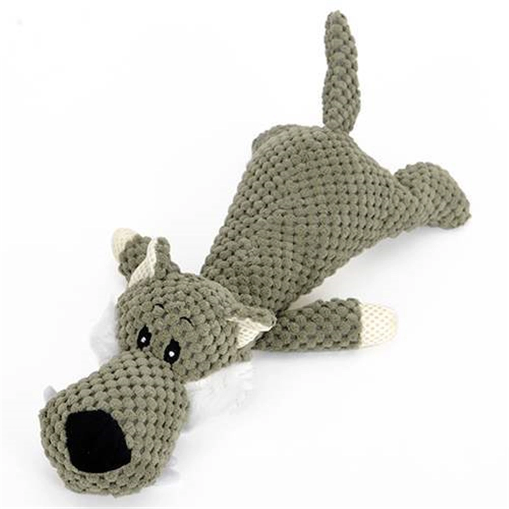 Wholesale/Supplier Knitted Toy Stuffed Cat Dog Toy Squeaker Plush Toys