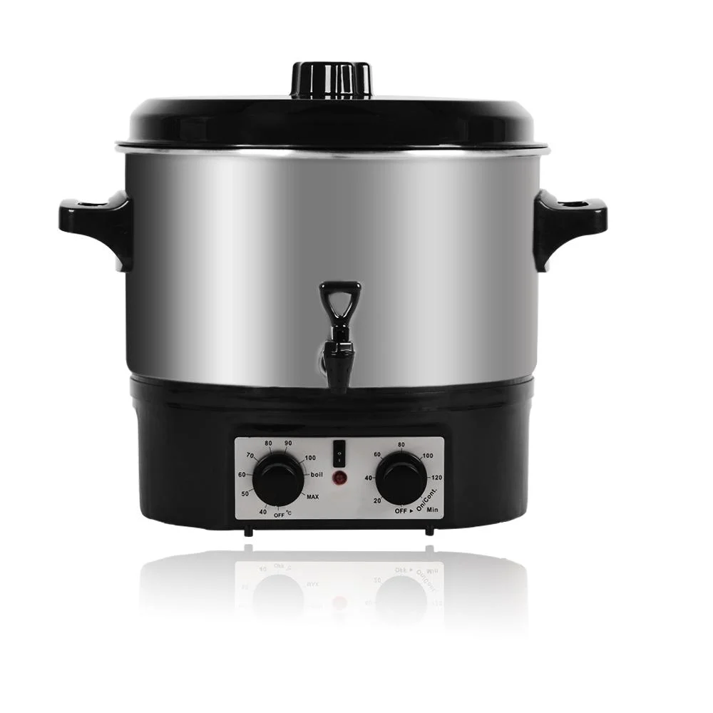 16L Electric Enamel Fruit Preserving Cooker Soup Pot for Water and Coffee Heating and Warming