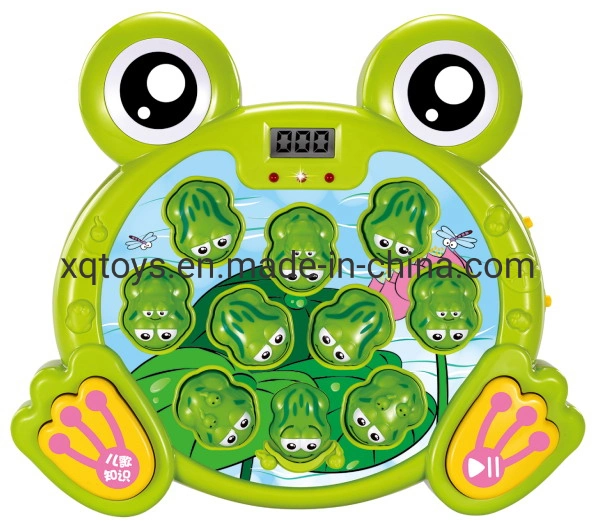 Fighting Playing Set Super Frog Game Plastic B/O Whack-a-Mole