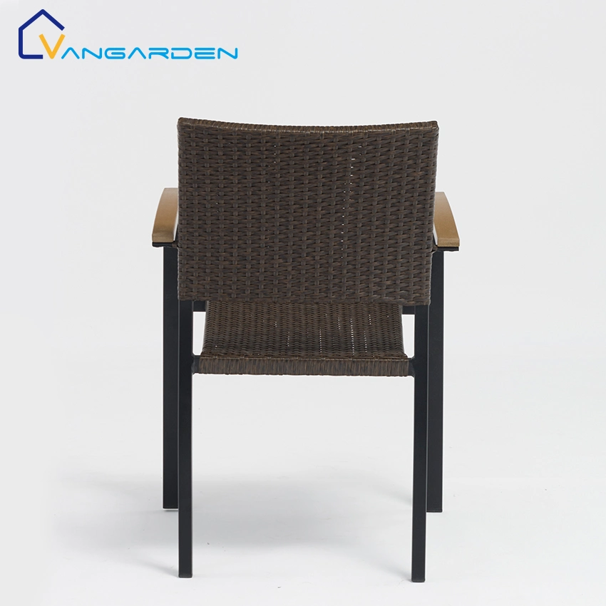 Stackable Outdoor Patio Dining Chair Modern Commercial Restaurant Furniture