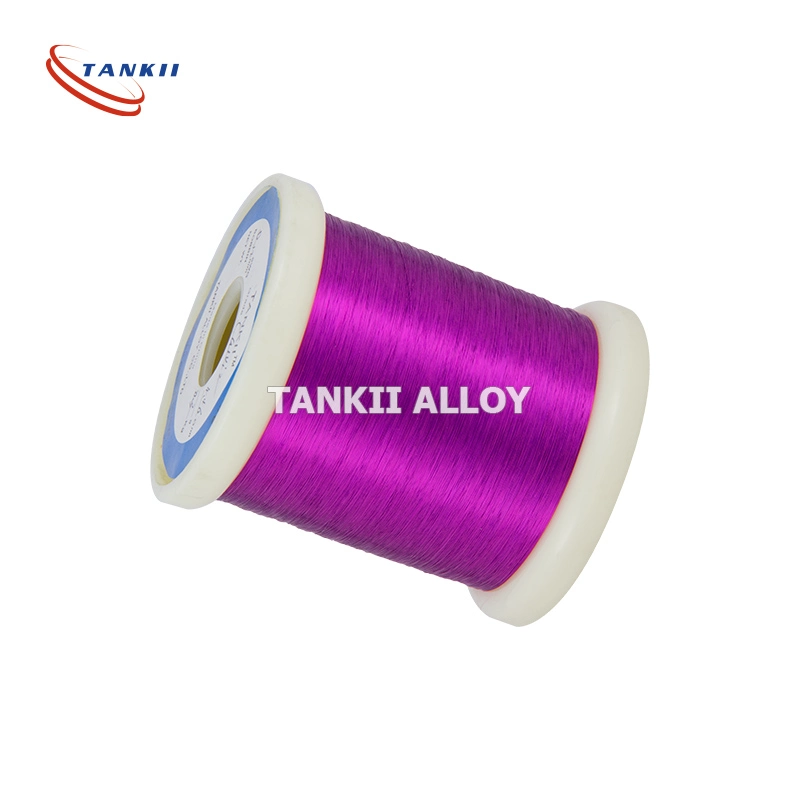 0.1mm 180 class Enameled Polyurethane Nichrome Wire High Temperature Colored Wire