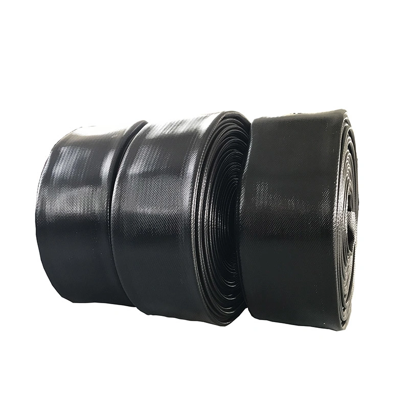 200psi a 10 pulgadas y 12 pulgadas Anti-Abrasion TPU suave Flexible Layflat mangueras de agua plana laicos Proveedor