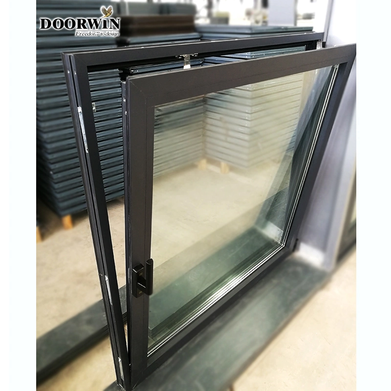 Powder Coated, Anodizing, Eletrophoresis Heat Insulation Casement Tilt Turn Window