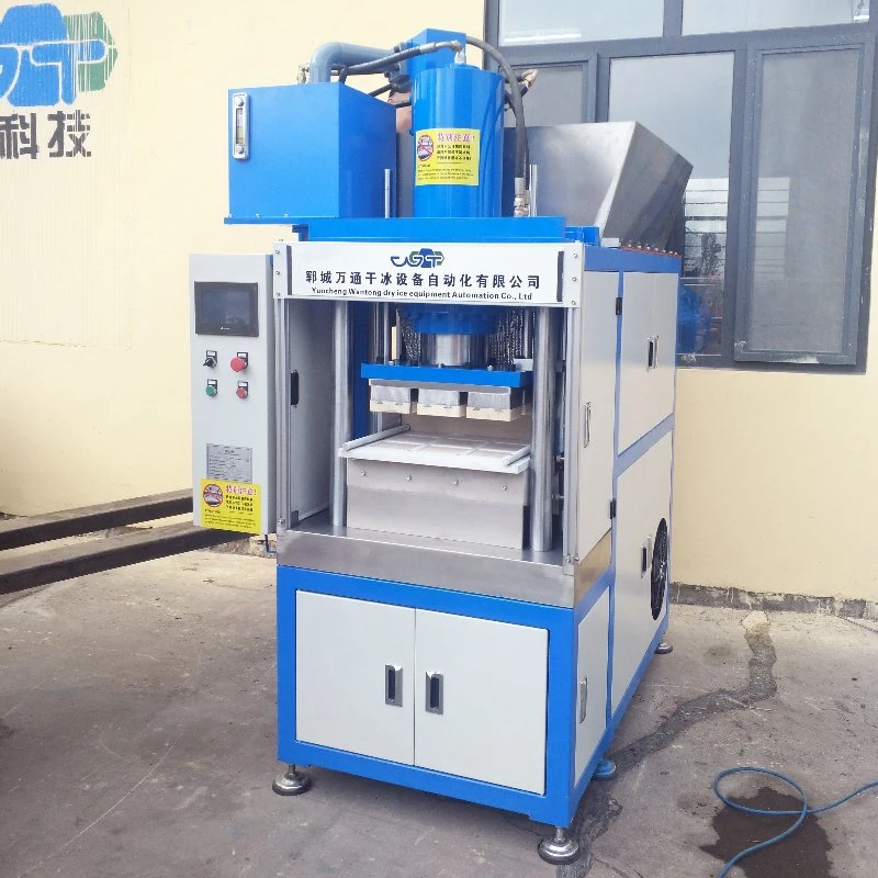 Cortes de hielo seco automática / máquina de fabricación de bloques de hielo seco Wantong fábrica de la máquina