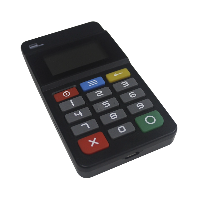 Plastique POS Portable Mini Lecteur Smart Card Reader Pinpad.