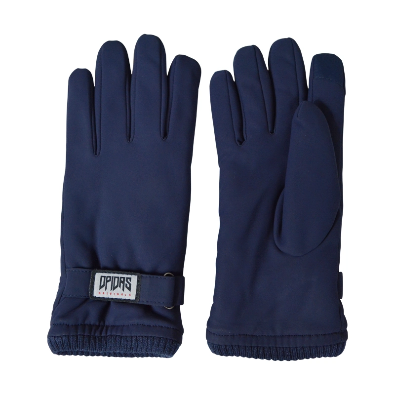 Polyester on The Outside and Velvet on The Inside Touchscreen Winter Warm Gloves