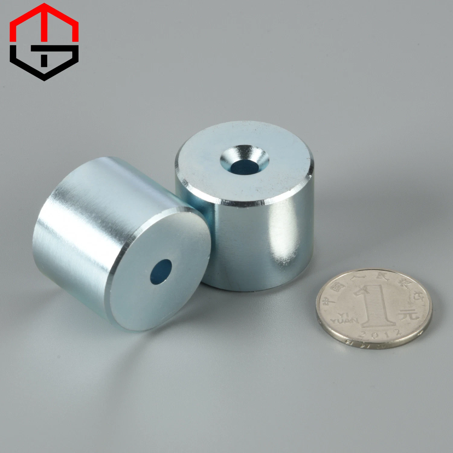 N52 Huge Pot Shape Countersunk Neodymium Magnet for Industrial