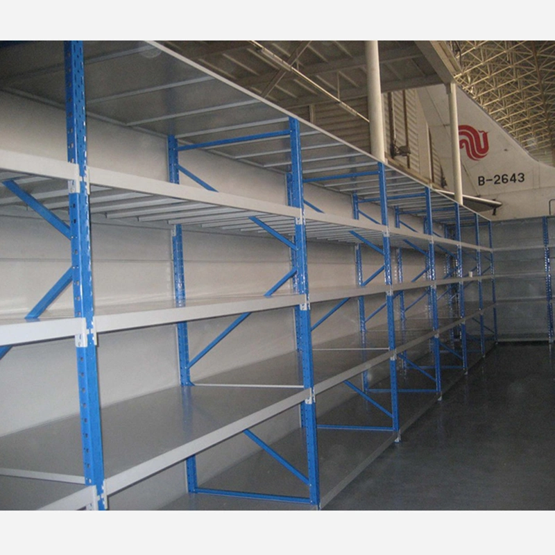 800kg/Udl Layer Rack de aço Longspan Ajustável estantes para armazém industrial com madeira contraplacada