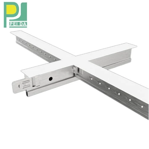 Grade galvanizado Canal do teto suspenso pladur calha principal Metal barra em T