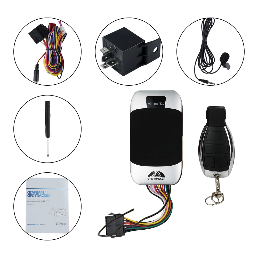 GPS GSM Car Tracker GPS 303f Coban with Door, Acc, Fuel Alarm System on Free APP & Web GPS Tracking Software