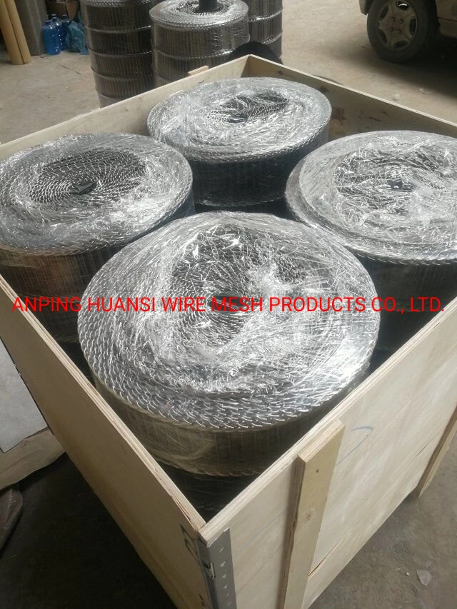 Flat Flex Stainless Steel Conveyor Mesh Belt for Cooling/Freezing/Baking/Conveying