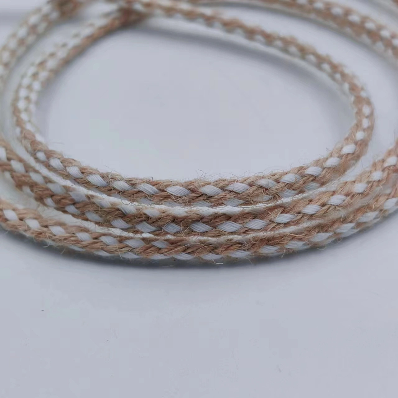 Corda de fixação pequena em algodão de 0,5 mm e Jute 8-Strand