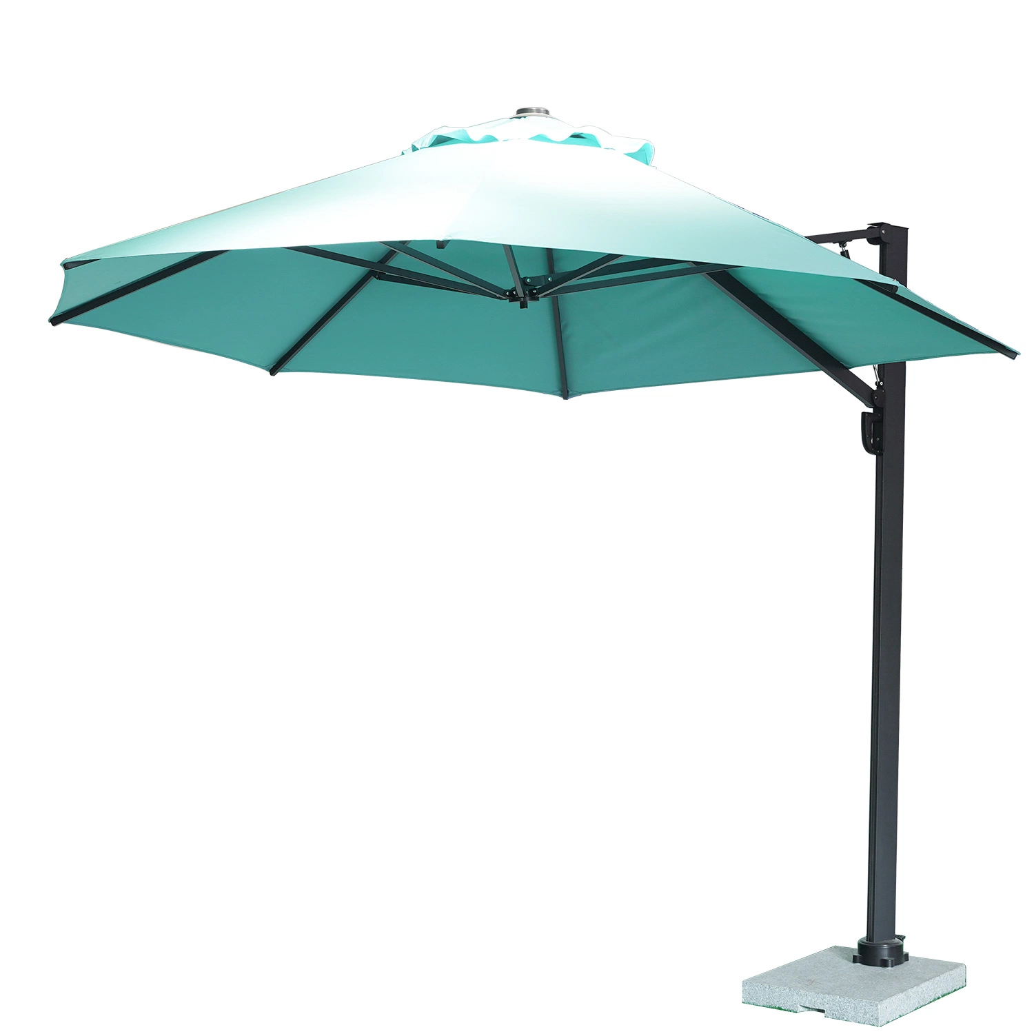 Promotional Traditional Single-Top Sun-Proof Isolation UV Scraping Hydraulic Cantilever Umbrella