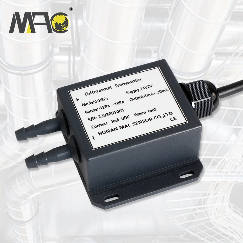 Macsensor 12V~ 30VDC Micro manómetro diferencial Transductor de presión del sensor de presión de aire Precio