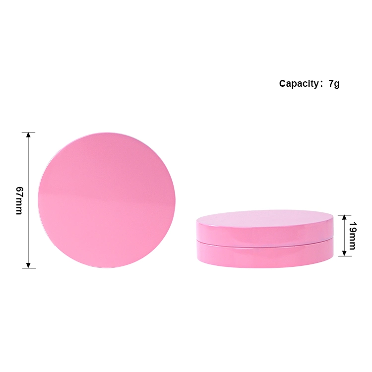 Großhandel/Lieferant Leer Luxus Schwer Durchgeblüht Klare Einzigartige Kunststoff Quadrat Dick Wandspiegel Make-Up Kosmetik Blusher Compact Powder Case