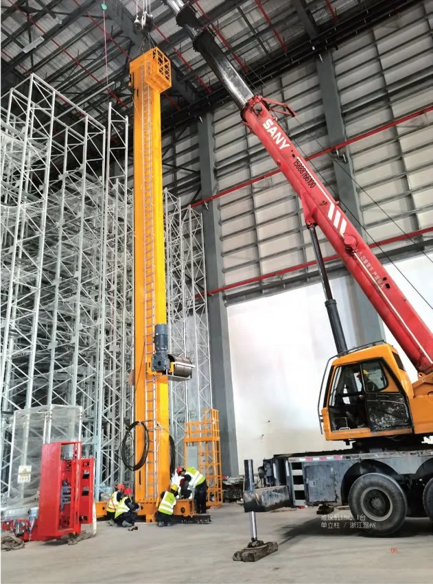 Ebiltech Conventional Single Column Stacker Crane for Automatic Warehouse Racking Storage System