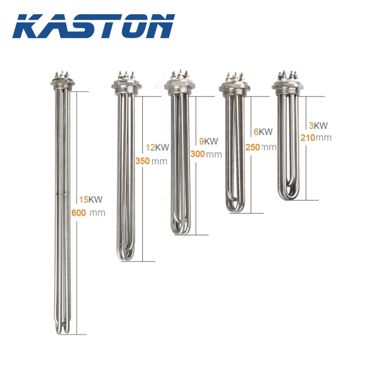 3 Phase Stainless Steel Immersion Electric Tubular Water Boiler Heating Element