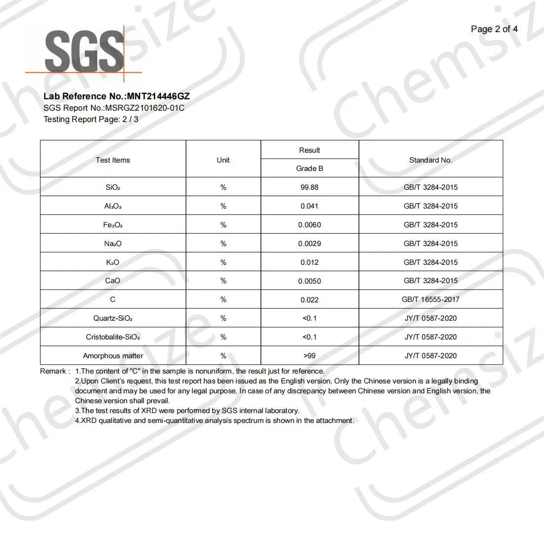 Delivery on Time Factory Fused Silica with Consistent Quality Cost Effective Price