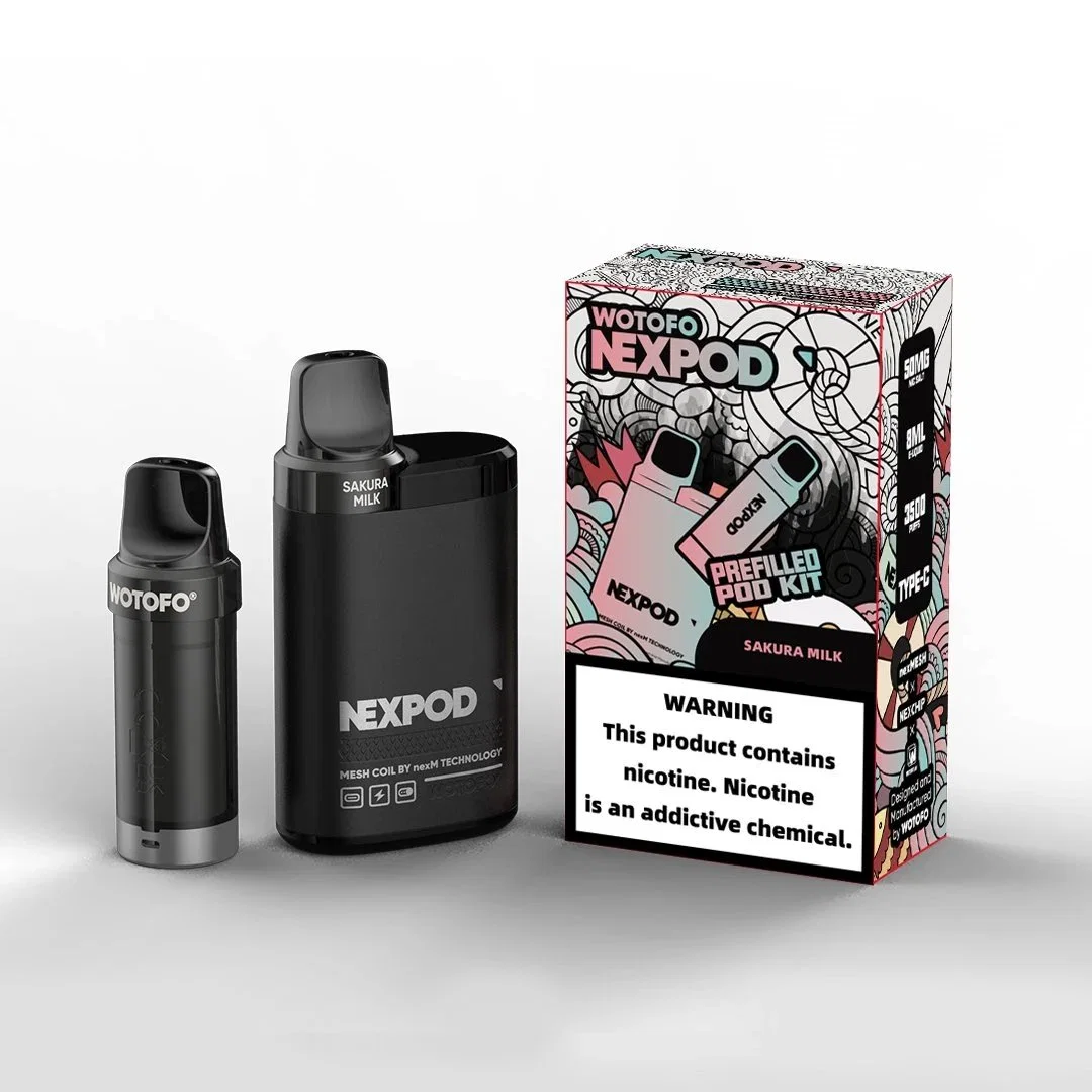 Comercio al por mayor Wotofo Nexpod Cigarrillo Electrónico Desechable recargable Puff3500 Me Vape