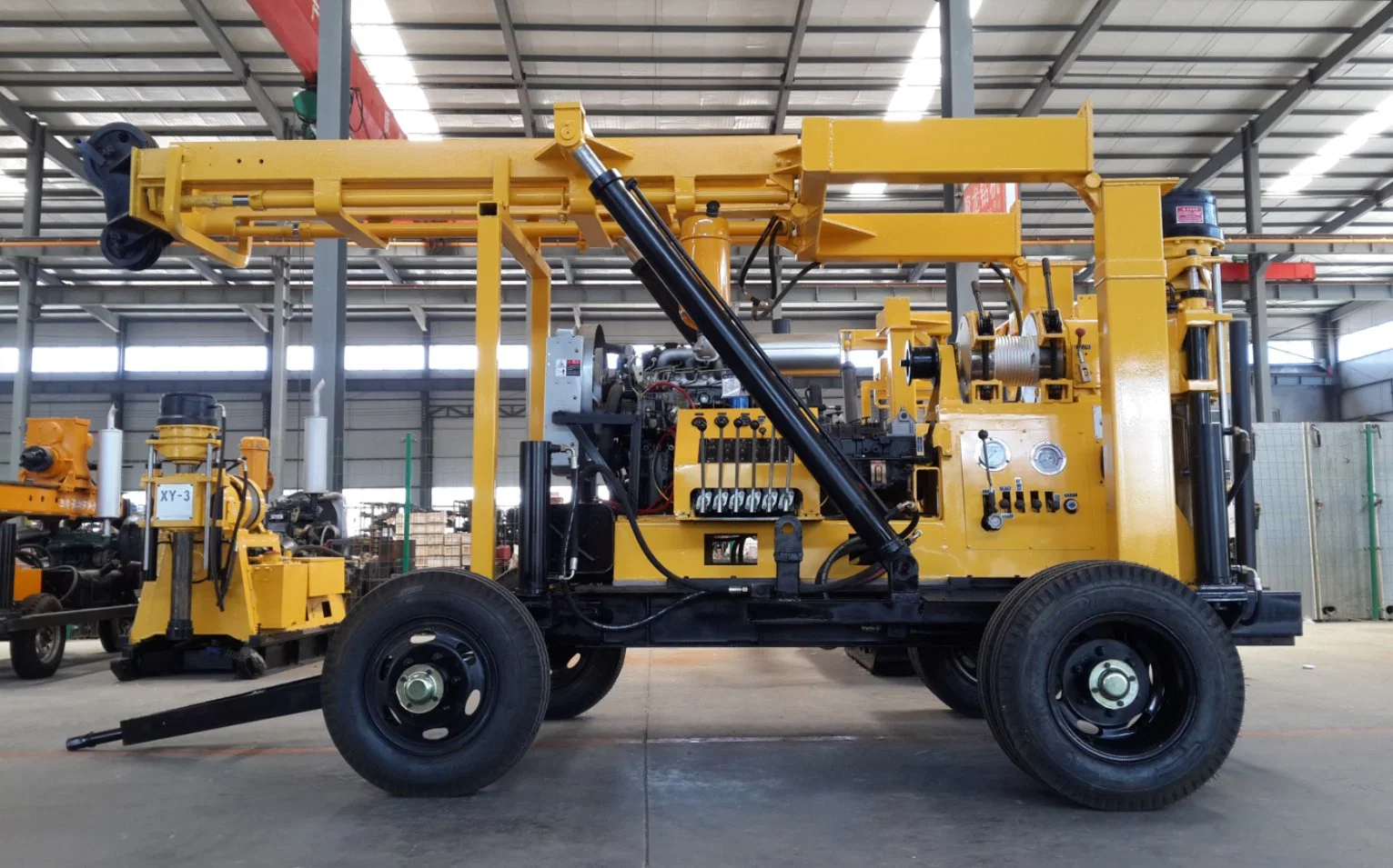 Xy-3 Four Wheel Trailer Drill Machine 600m From Glorytek