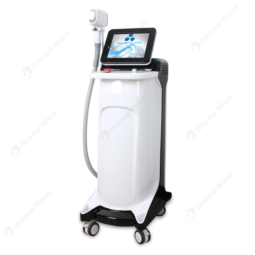 Factory Price Ice Wavelength 808nm Diode Laser Hair Removal Machine Salon Equipment