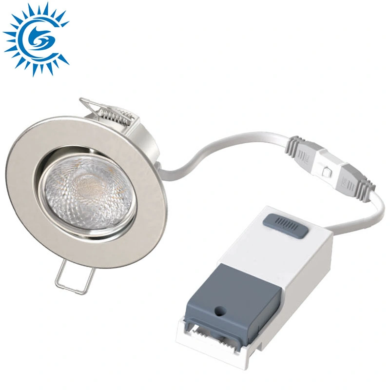 5W 6W 7W 8W 10W 3AAC IP65 LED Interior regulable Gimbal Downlight iluminación empotrada