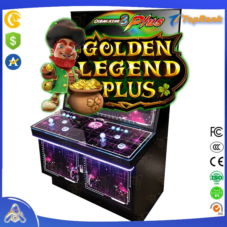 Bonne tenue 8 Player 55 pouces 12 V alimentation Adaptateur poisson jeu Océan King 3 Golden Legend