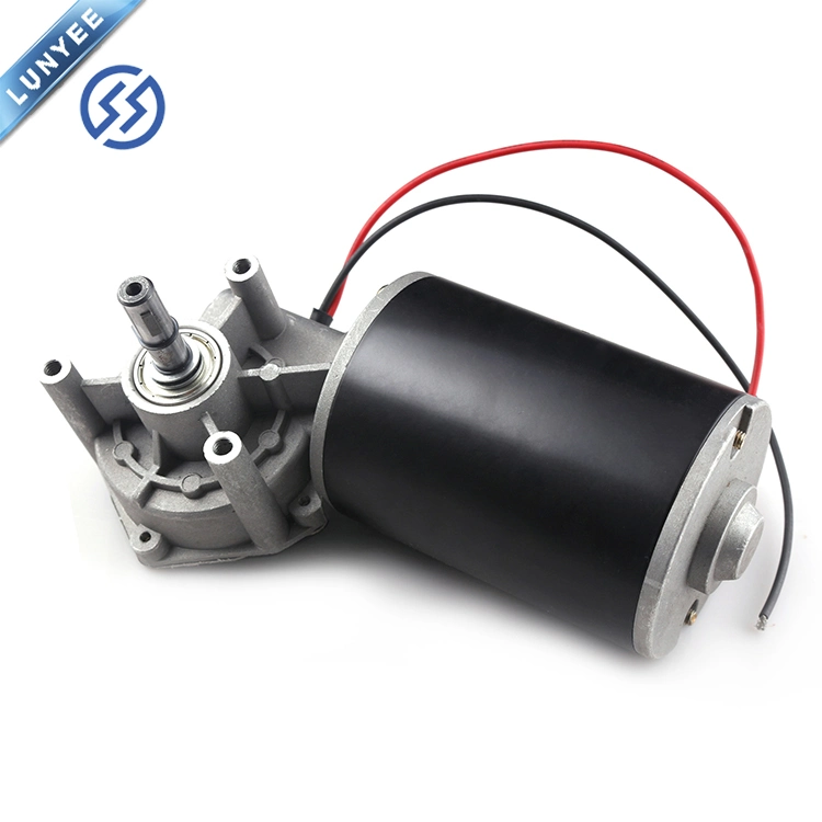 12V/24V 80W/90W/100W Reversible Turbine DC Reducer Copper Turbine Shutter Motor 220/250rpm