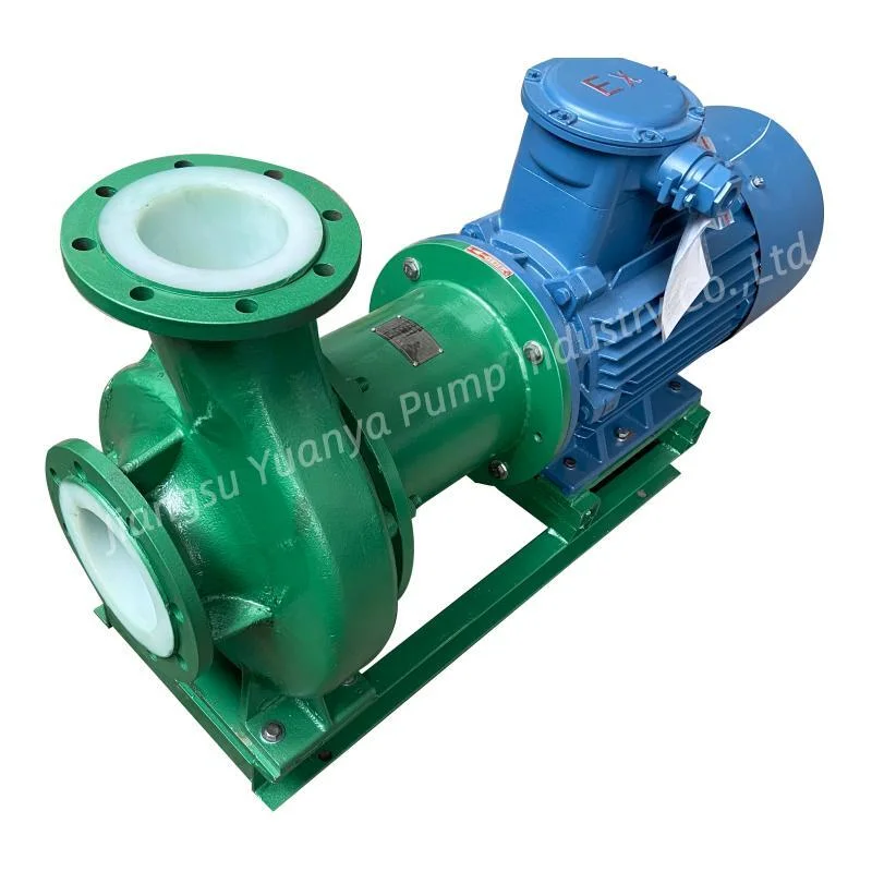 Liquid Naoh Caustic Soda Transport Seamless Magnetic Fluorine Plastic Lined Pump