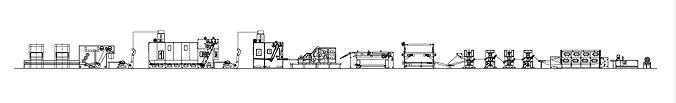 Weicheng Machine Nonwoven Pet Polyester Ligne de production de panneaux acoustiques pour l'isolation.