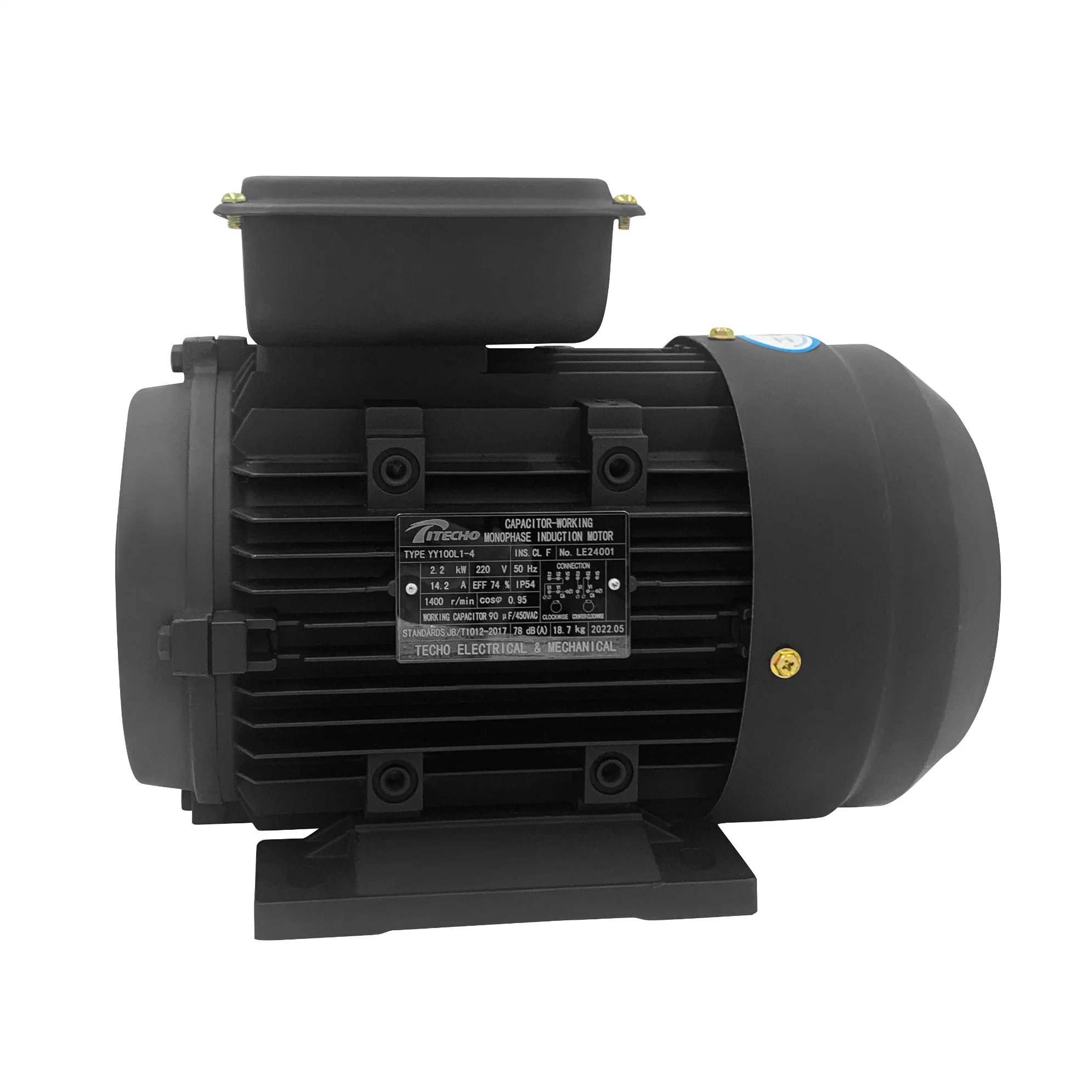 2,2kW 7,5kW 11kW 15kW Motor de eje hueco para alta presión Arandela