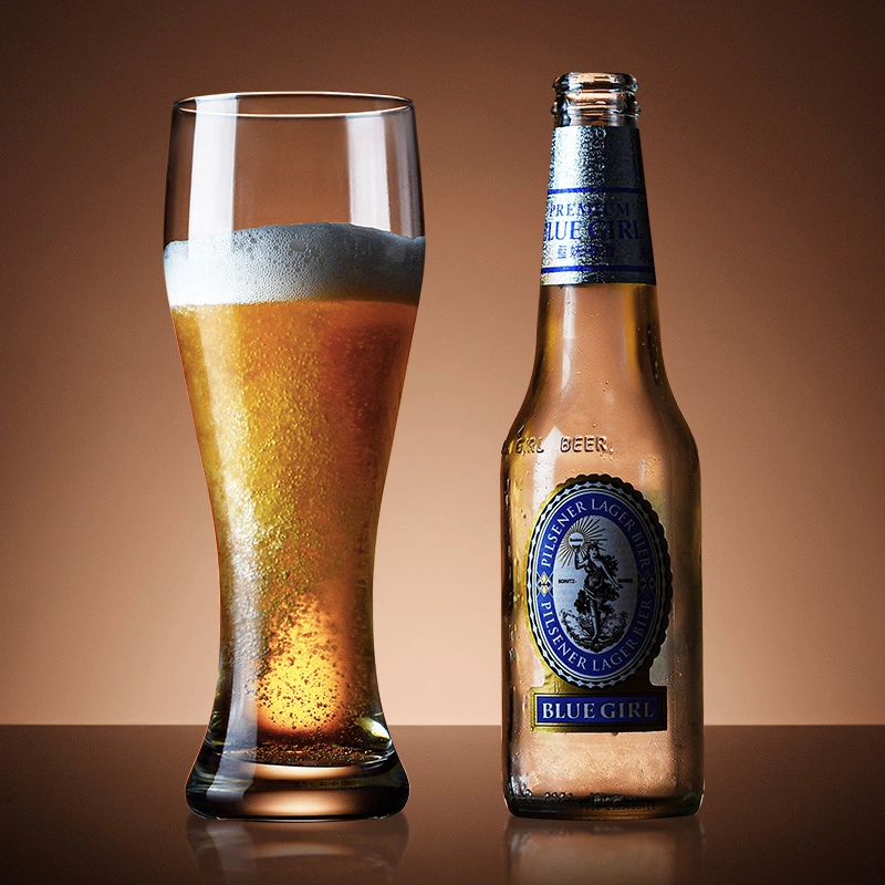Commerce de gros 460ml 15,9 oz de bière en verre d'artisanat Mug grand gros ventre de la capacité de la Coupe du Logo de la taille de collecte de coupe
