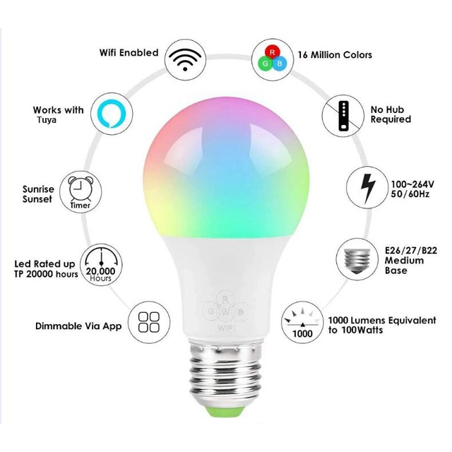 APP Control Smart WiFi Bulb RGB Smart Bulb