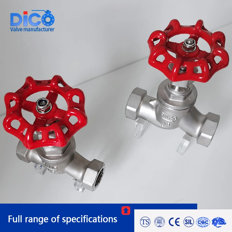 Dico Industrial Equipment Steel 200wog CF8/CF3M BSP النوع S الصمام الكروي