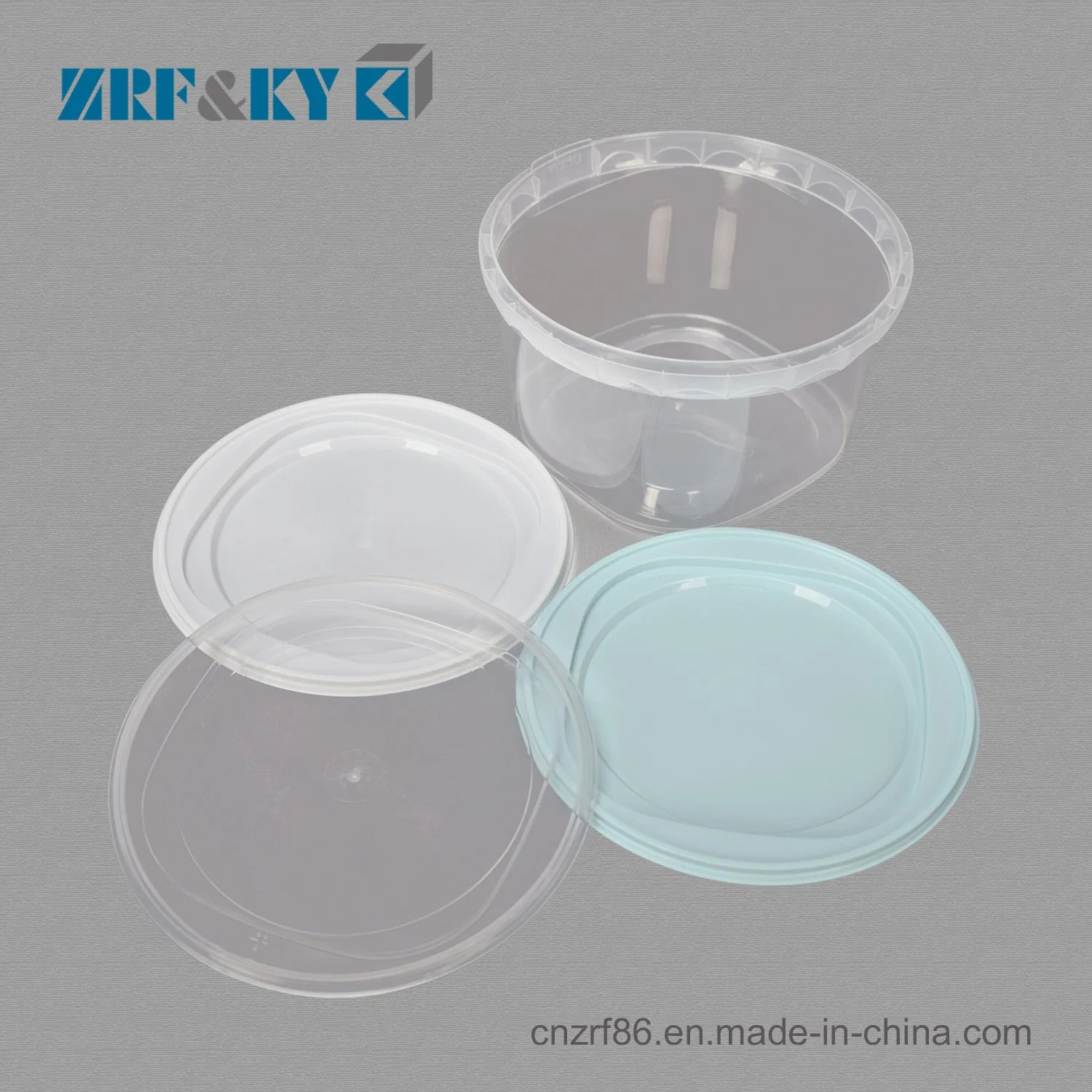 Custom Food Grade Transparent PP Plastic Container 8oz 12oz 24oz 32oz Air Tight Food Storage Packaging Box