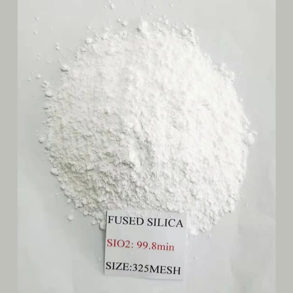 Top 325 Mesh Fused Quart Powder with High Purity Sio2 99.9% as Refractory Raw Materials
