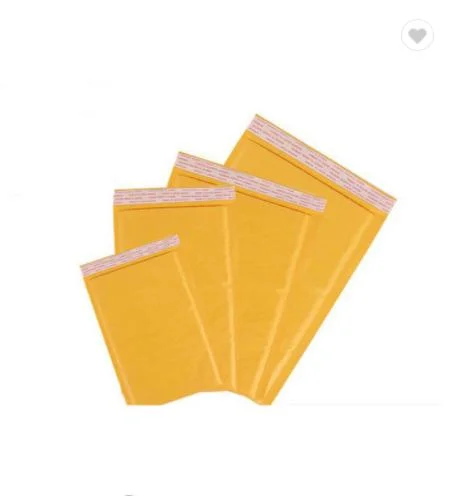 Weiße Kraftpapier Bubble Mailer Gepolsterter Briefumschläge Post Verpackung Versand Taschen für Air Postage