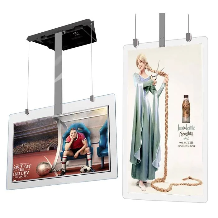 Retail Digital Signage Double Sided Hanging LED Digital Display