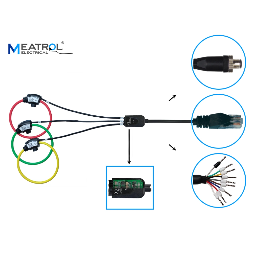 Rogowski Coil Current Transducer 333mv Current Probe Flexible CT Current Sensor