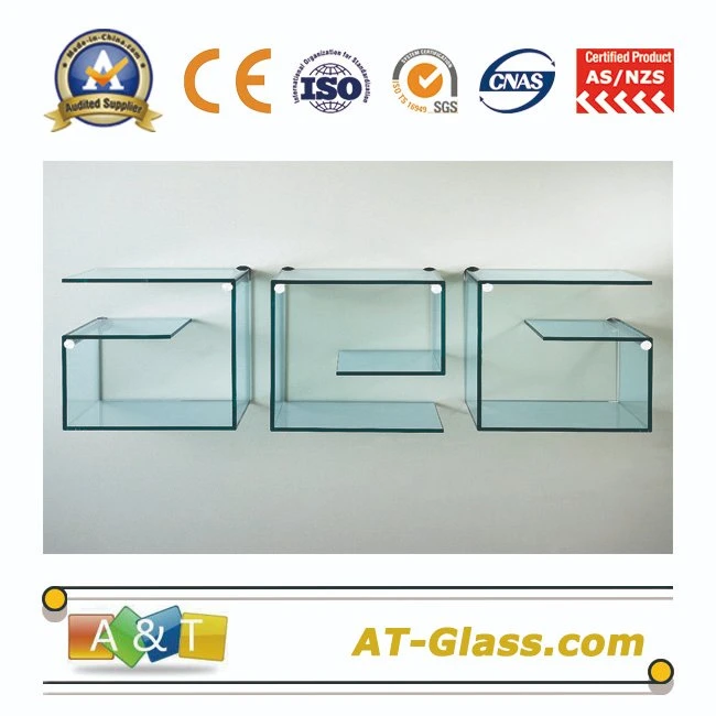 3.4mm-19mm Safe Tempered Glass with Certificate, for Window, Shower Door Glass