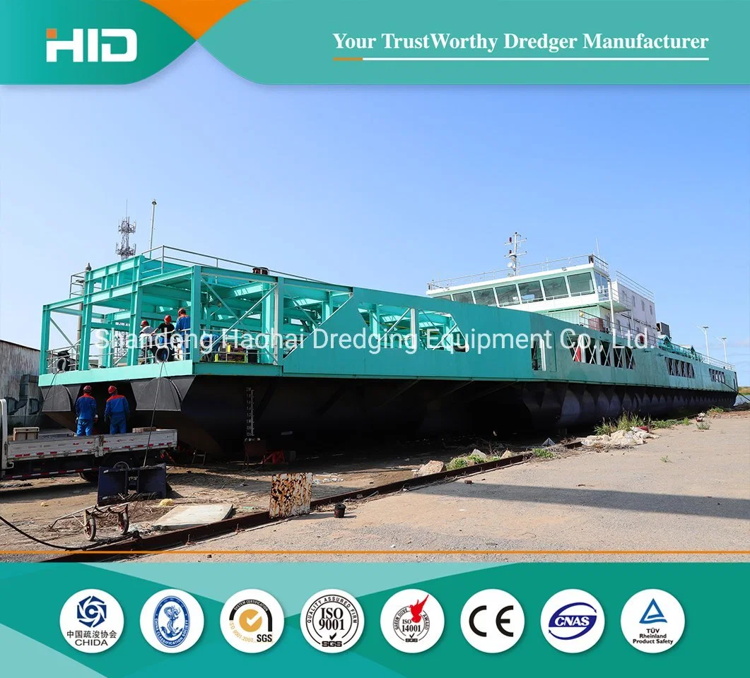 95m Large Capacity Tin Ore Mining Dredger Ship with Handling Capacity of 700tons