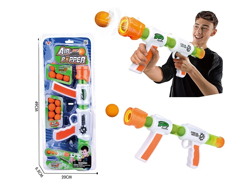 Foam Ball Toy Shooting Gun Aerodynamic Gun Game Power Air Toy Guns Boys Soft Air Gun