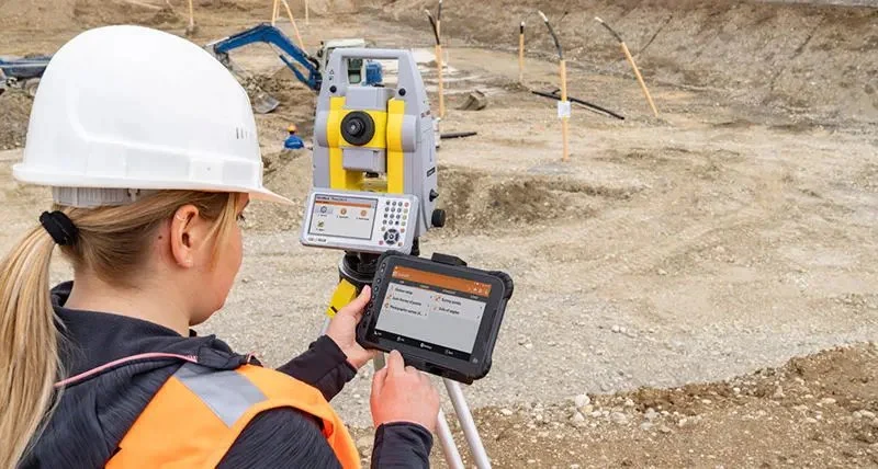 Geomax Zoom75 Vermessungsgeräte Preiswerter Preis Topographische Vermessungsinstrumente Gesamt Station