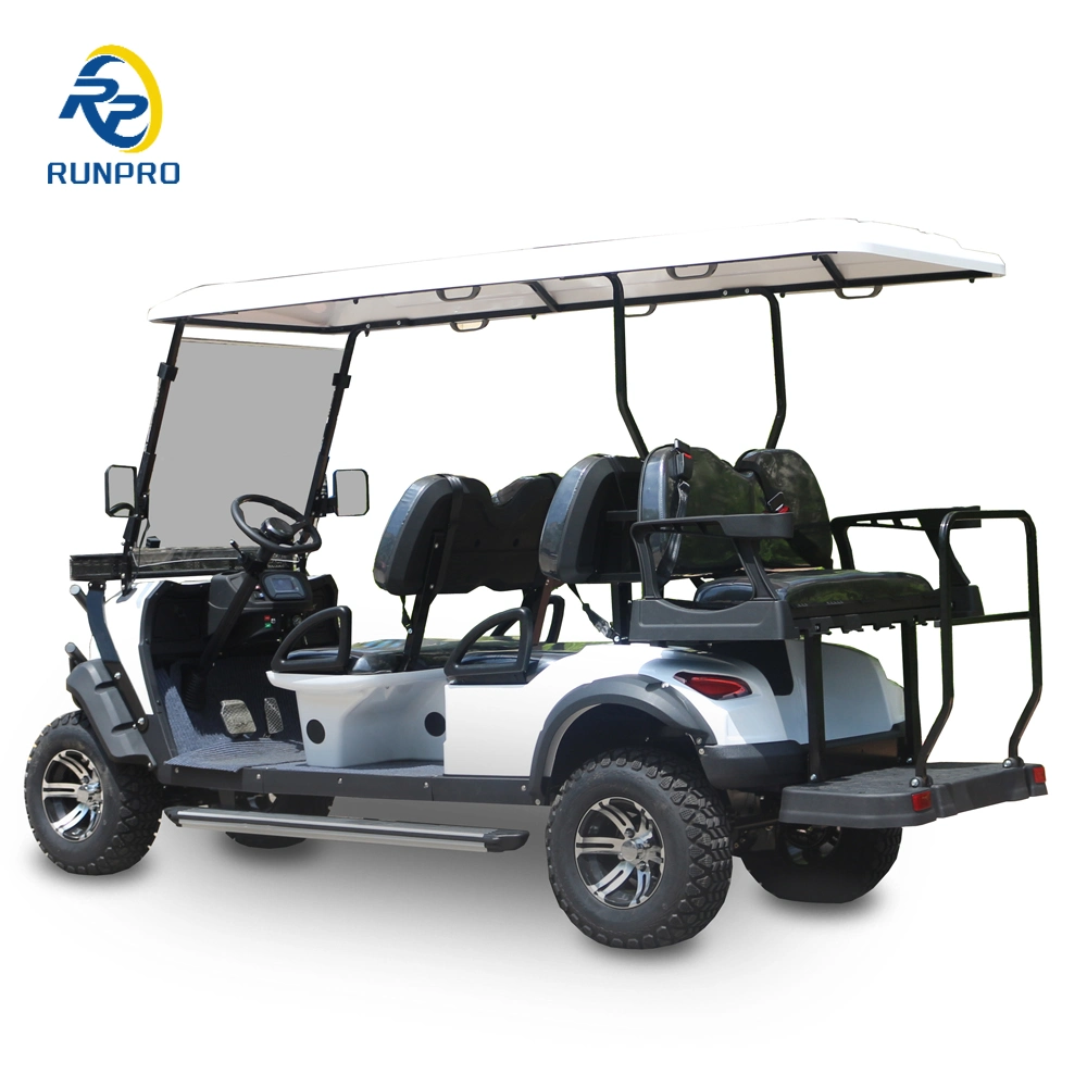 4kw60V 4+2 Seats Golf Cart Sightseeing Vehicle Electric Utility Golf Car