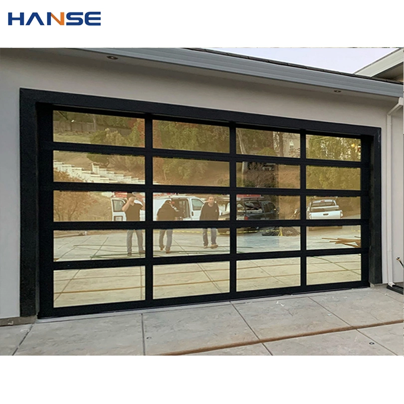 Foshan Manufacturer Roller Shutter Aluminum Glass Garage Door for Villa and Residence