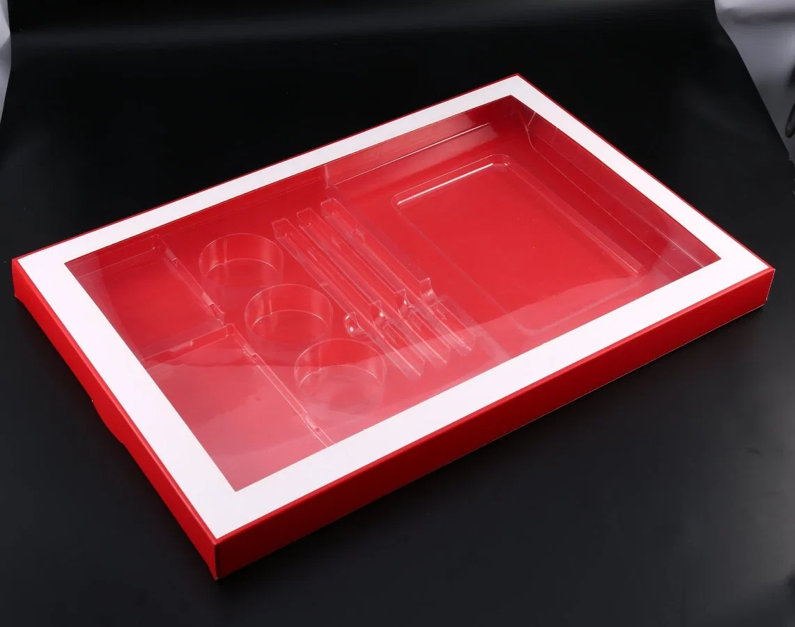 biodegradable Plastic box Packaging gift box pack with Blister tray