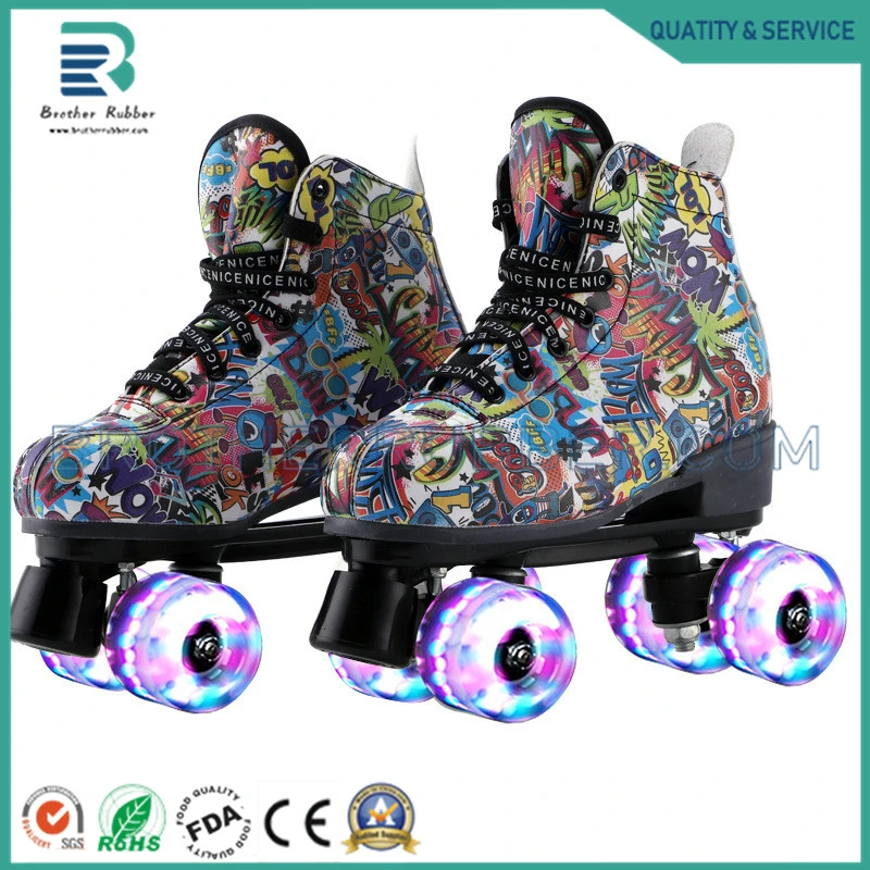 High quality/High cost performance Roller Quad Skates Unisex Wheel Skating Shoes