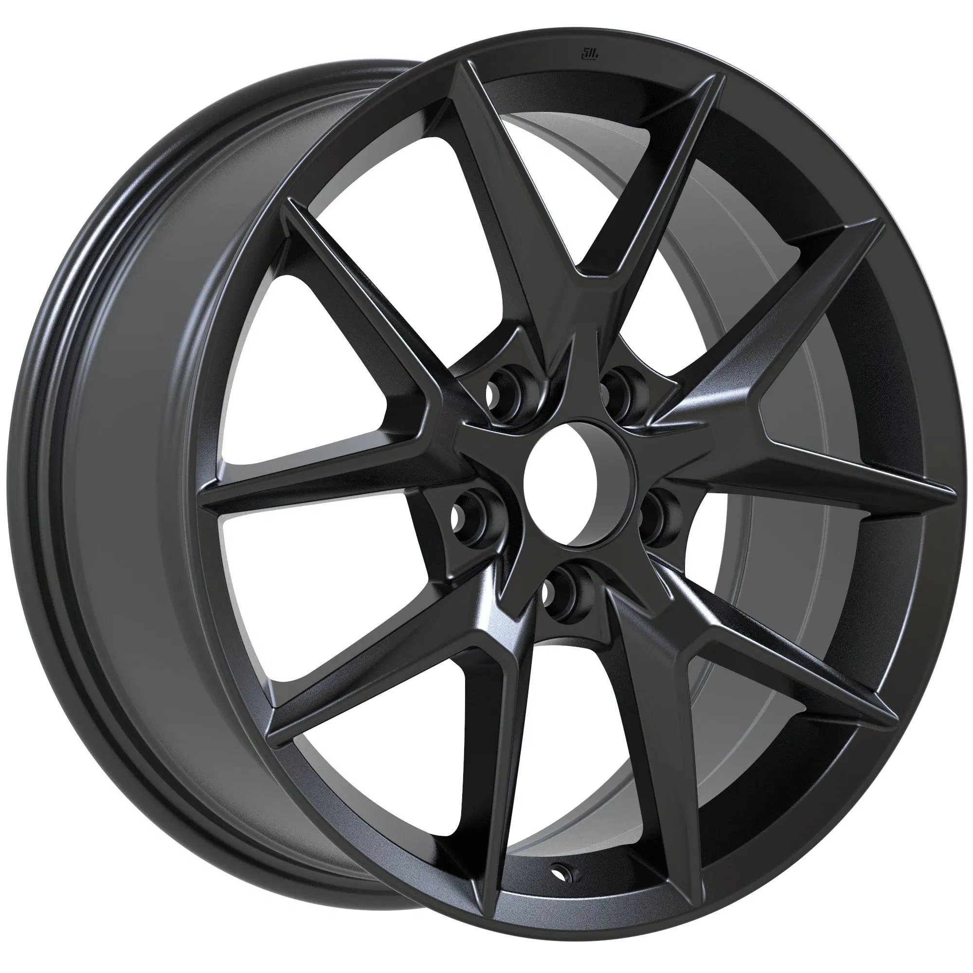 Auto Parts 20-21 Size Matt Black Center/Red Lip Casting Alloy Wheels