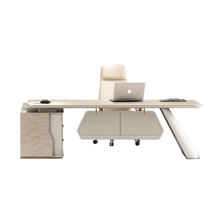 Liyu Escritorio para Muebles comerciales de Madera Organizador Ergonomía simple profesional Equipo saliente tablas de trabajo de Office